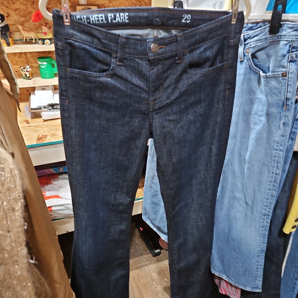 JCrew High heel flare Jean